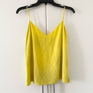 L’agence Jane Silk V-neck Cami Blouse Tank Top